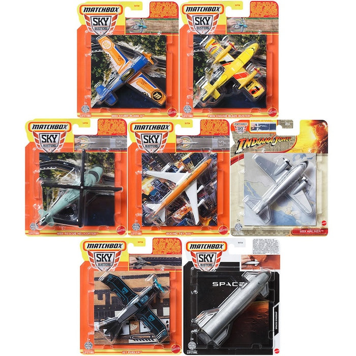 Matchbox Sky Busters 2024 Wave 2 Vehicles Assorted