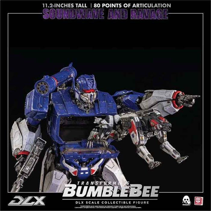 Transformers Bumblebee Soundwave and Ravage Deluxe Action Figures