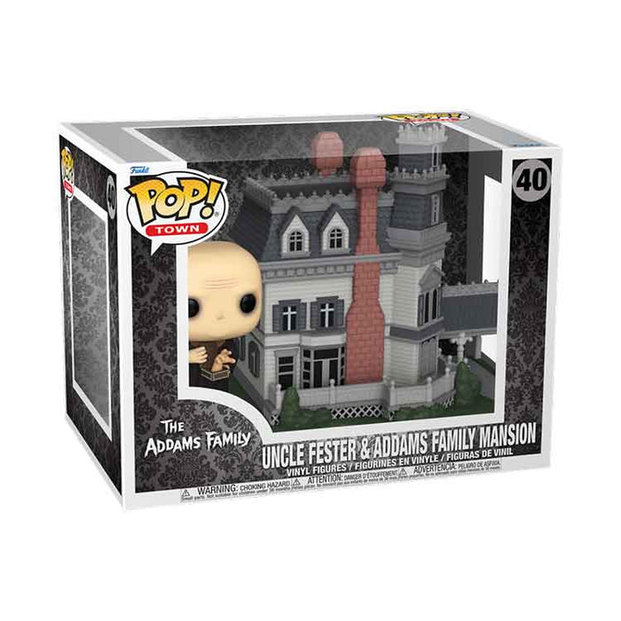 Funko POP Town: Addams Family Classic– Addams Home w/Uncle Fester