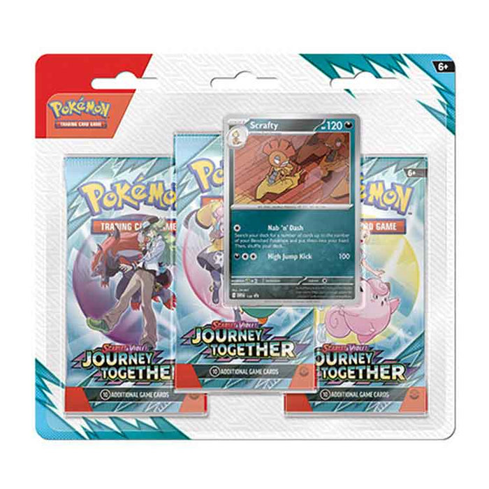 Pokémon TCG: Scarlet & Violet 9 – Journey Together - 3-Pack Blister Pack