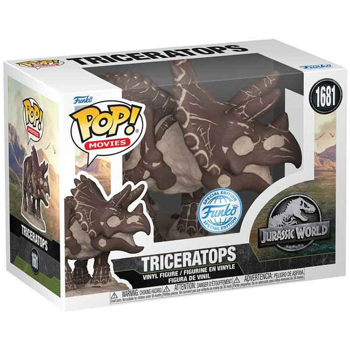 Funko Pop Movies: Jurassic Park Fossil- Triceratops