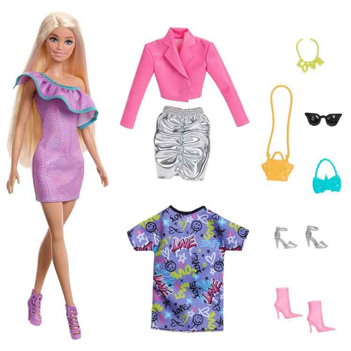 Barbie Doll and Fashion Accessory Set