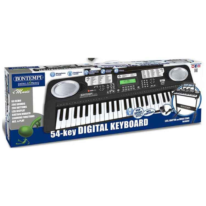 Bontempi Digital Keyboard With 54 Midi Size Keys