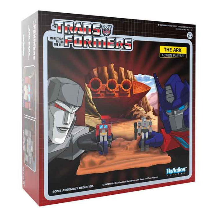 Transformers The Ark ReAction Figure Playset with Optimus Prime and Megatron ReAction Figures