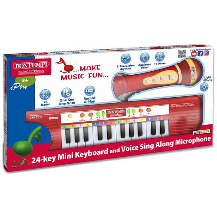 Bontempi Mini Keyboard and Karaoke Microphone Set