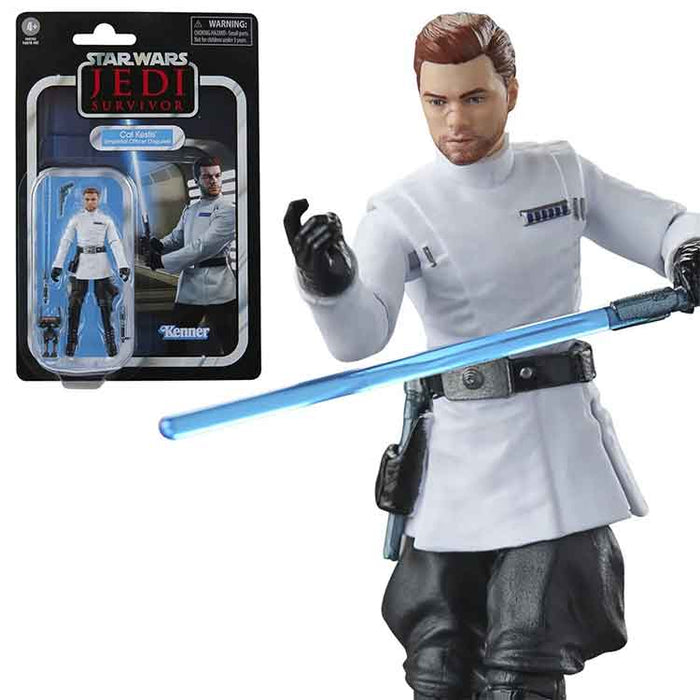 Star Wars The Vintage Collection Cal Kestis (Imperial Officer Disguise) 3 3/4-Inch Action Figure