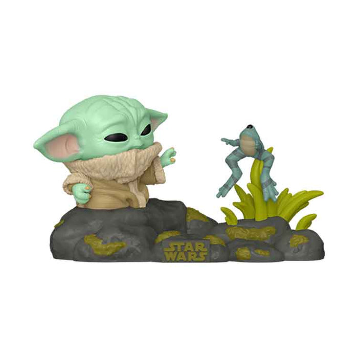 Funko POP Deluxe: Mandalorian – Din Grogu w/Frog