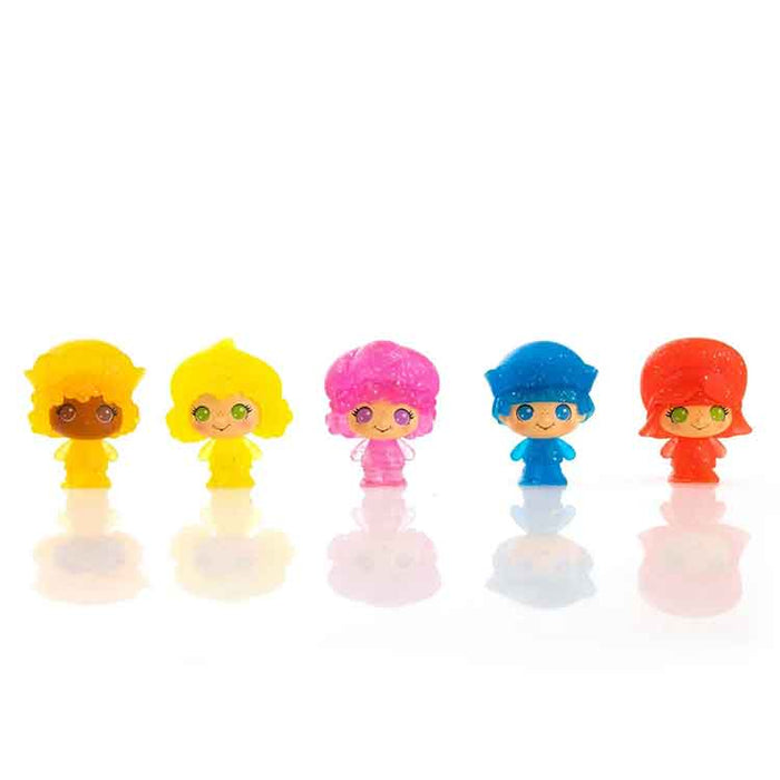 Strawberry Shortcake CheeBee Berry Besties Glitter 1 1/2-Inch Mini-Figure 5-Pack Collector Set - SDCC 2024 Exclusive