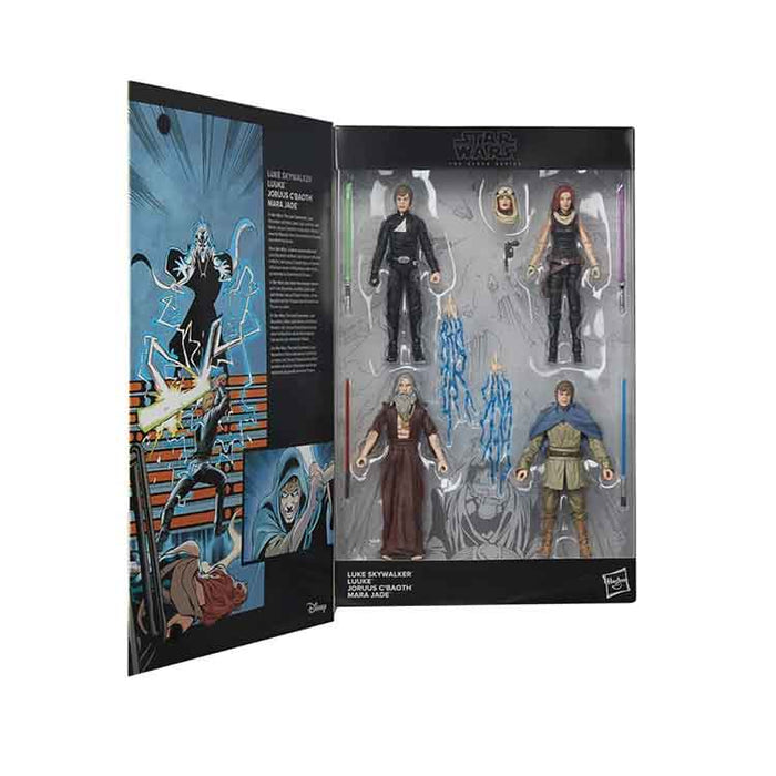 Star Wars The Black Series The Last Command Luke Skywalker, Luuke, Joruus C'baoth, Mara Jade 6-Inch Action Figures