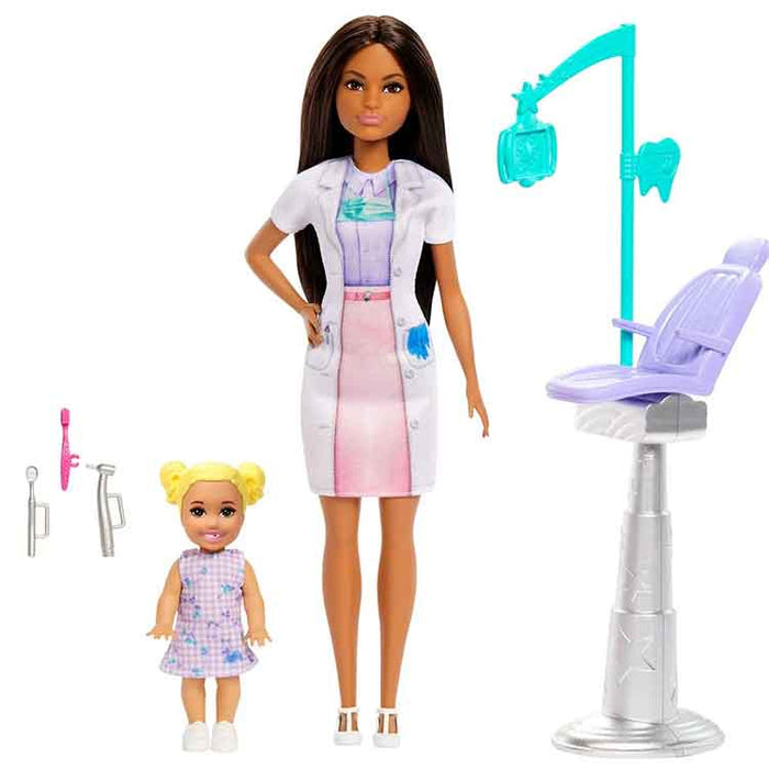 Barbie Dentist Doll with Brown Hair