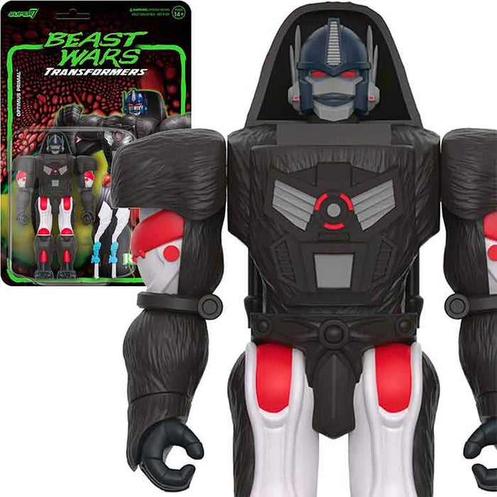 Transformers Beast Wars Optimus Primal 3 3/4-Inch ReAction Figure