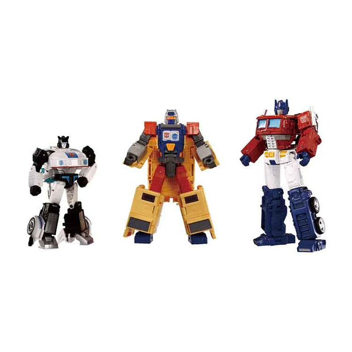 Transformers Dramatic Capture Series DCS-2 Autobot Headquarters Jazz, Mainframe, and Optimus Prime Set