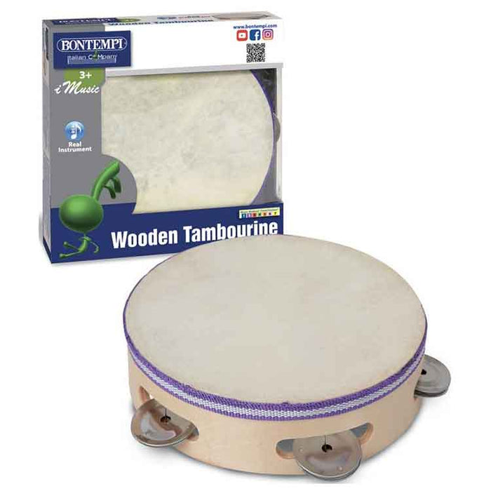 Bontempi Wooden Tambourine