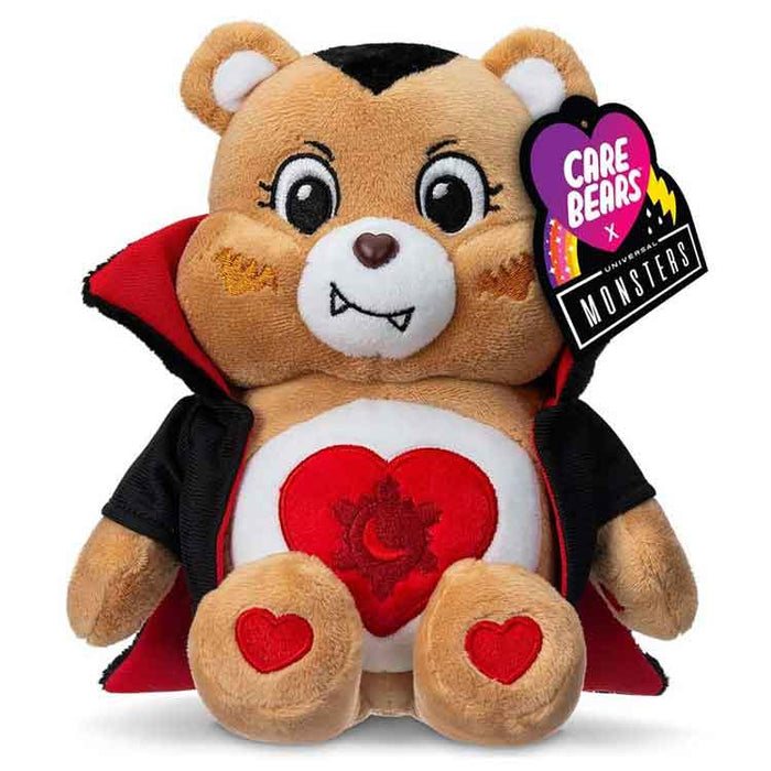 Care Bears 22cm Plush - Universal Monsters - Tenderheart as Dracula