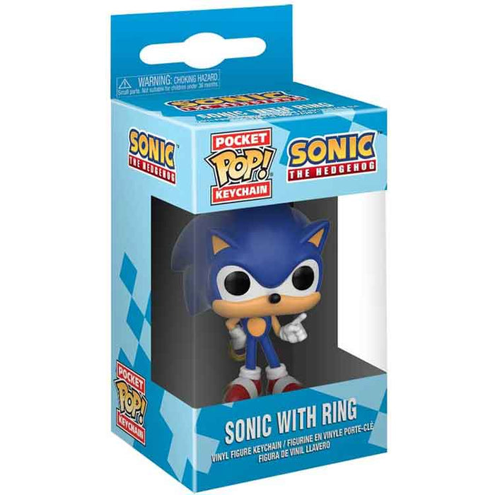 Funko Pocket Pop! Keychain: Sonic: Sonic W/ Ring