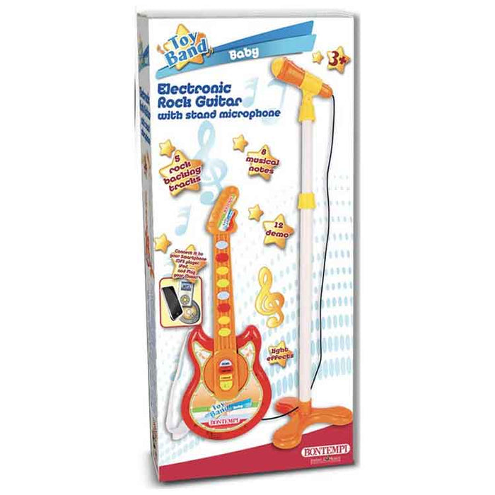 Bontempi Baby Rock Guitar With Stand Microphone