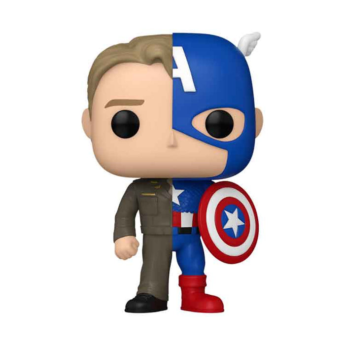 Funko POP Marvel: Split - Captain America/Steve Rogers