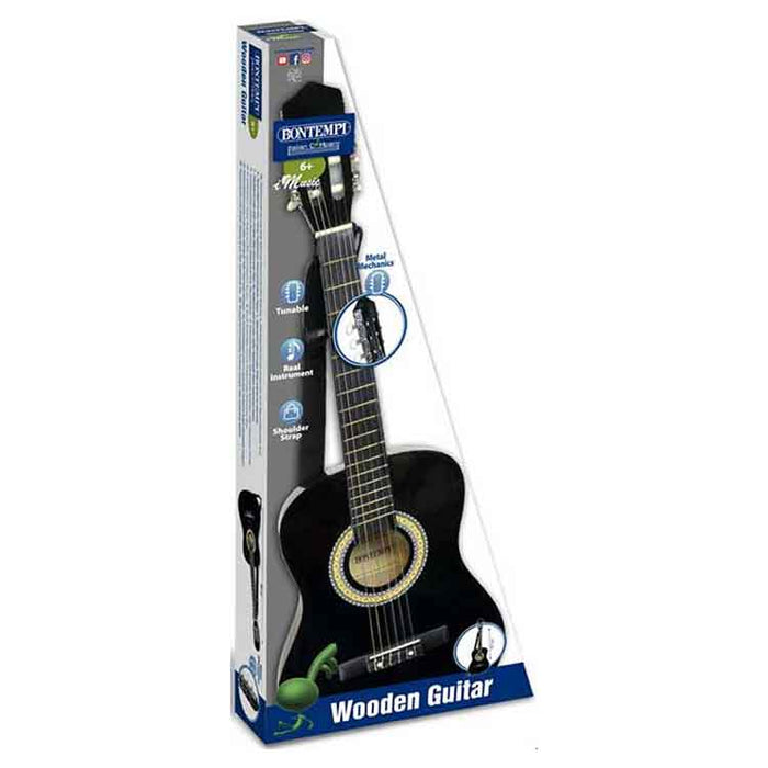 Bontempi Wooden Guitar Black Colour