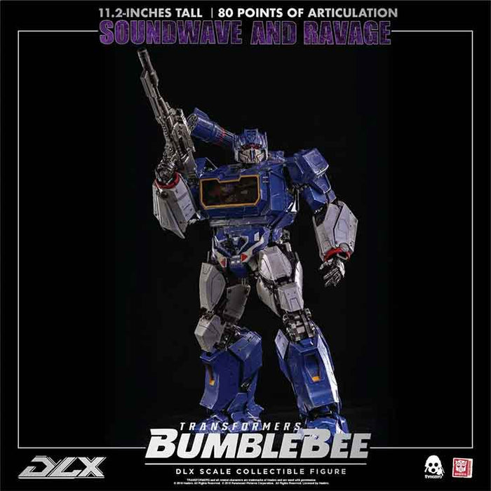 Transformers Bumblebee Soundwave and Ravage Deluxe Action Figures