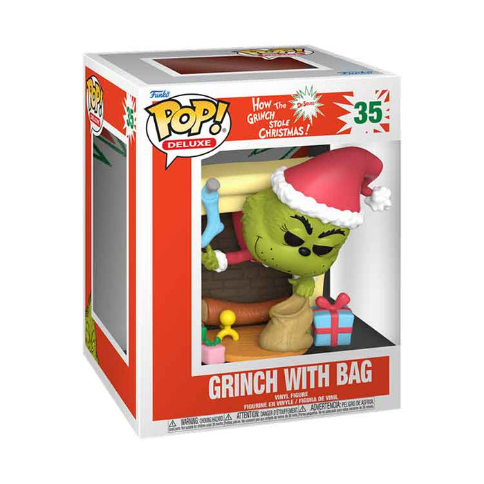 Funko POP Deluxe: How the Grinch Stole Christmas - Grinch w/Bag