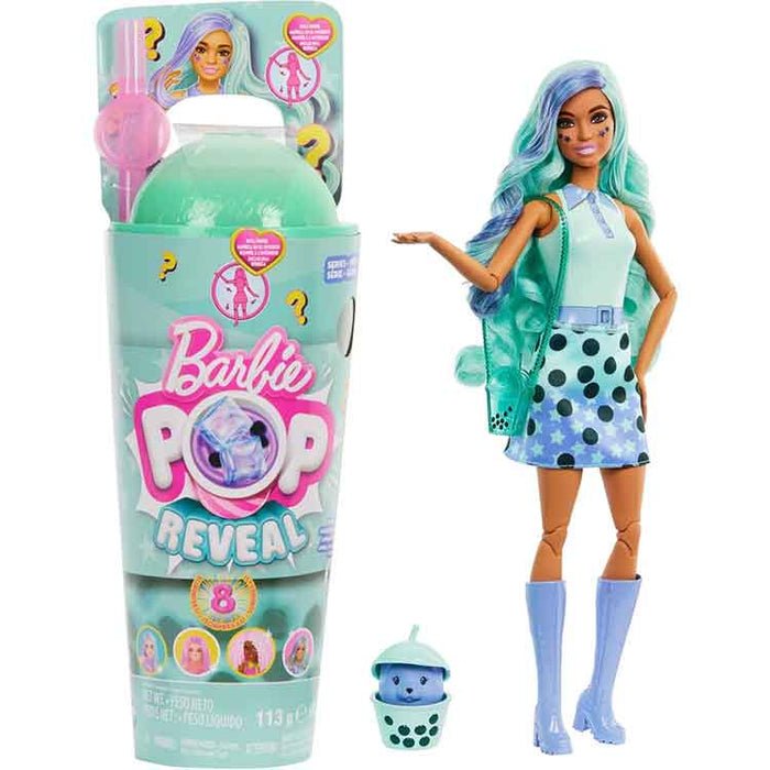 Barbie Pop Reveal Bubble Tea Series Green Tea Doll