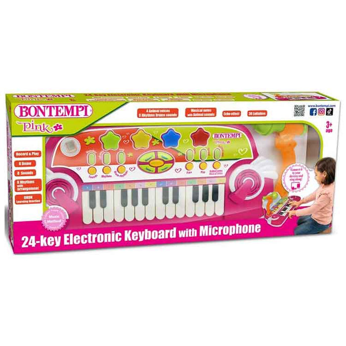 Bontempi 24-key Electronic Keyboard With Microphone