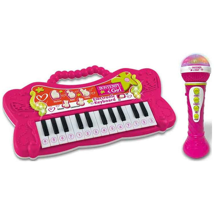 Bontempi Mini Keyboard and Karaoke Microphone Set