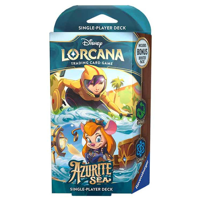 Disney Lorcana - Azurite Sea - Starter Deck - Go Go Tomago & Gadget Hackwrench