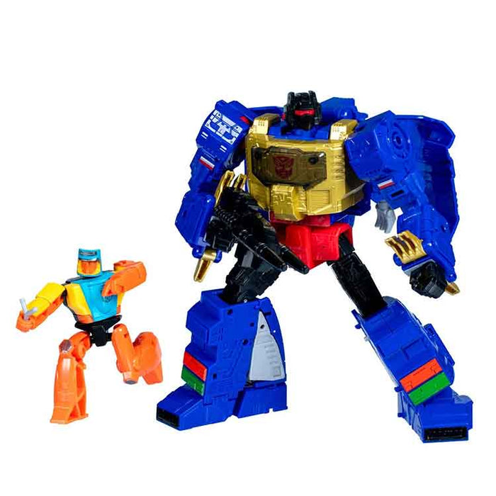 Transformers Generations Age of the Primes Leader G2 Universe Grimlock and Autobot Wheelie