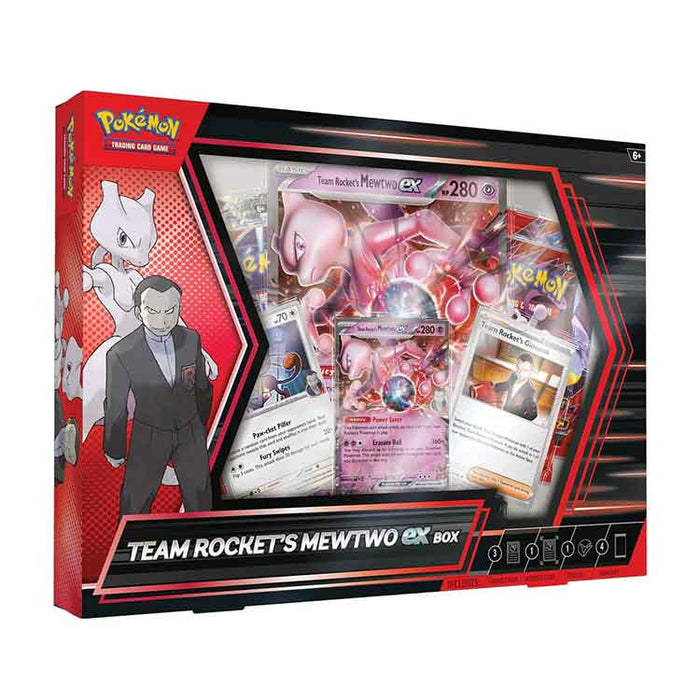 Pokémon TCG: Team Rocket's Mewtwo ex Box