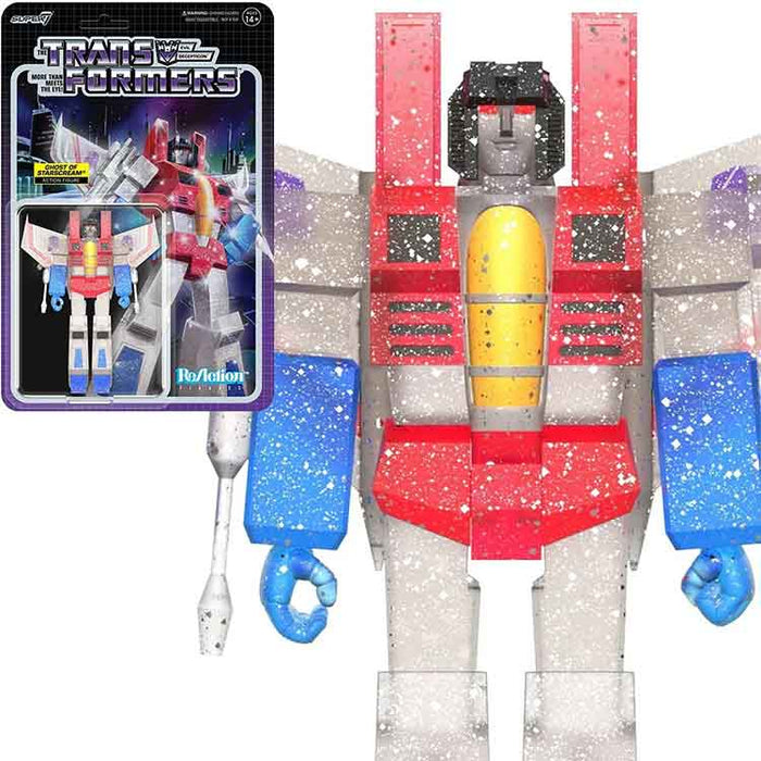 Transformers Ghost of Starscream (Translucent) 3 3/4-Inch ReAction Figure