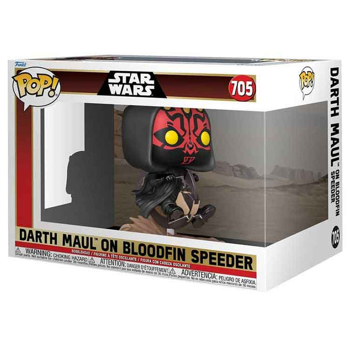 Funko Pop Rides DLX: Sw - Darth Maul on Bloodfin