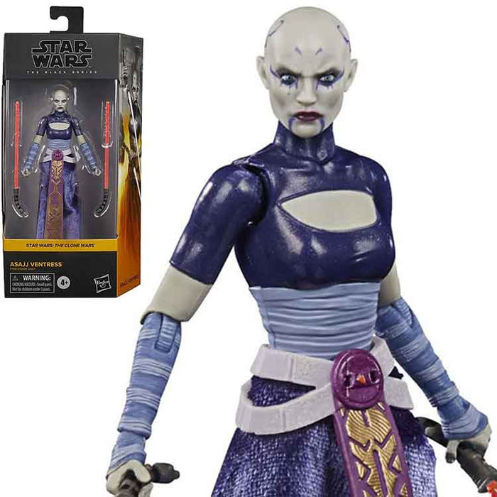 Star Wars The Black Series Asajj Ventress 6-Inch Action Figure