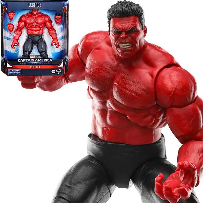 Captain America: Brave New World Red Hulk Deluxe 6 Inch Action Figure