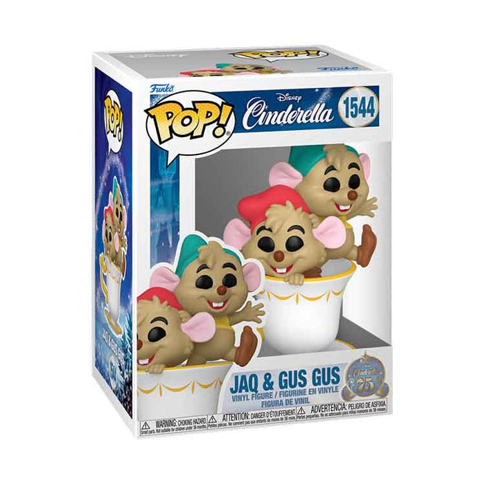 Funko POP Disney: Cinderellas 75th - Jaq & Gus in cup