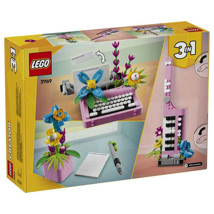 LEGO 31169 Typewriter with Flowers