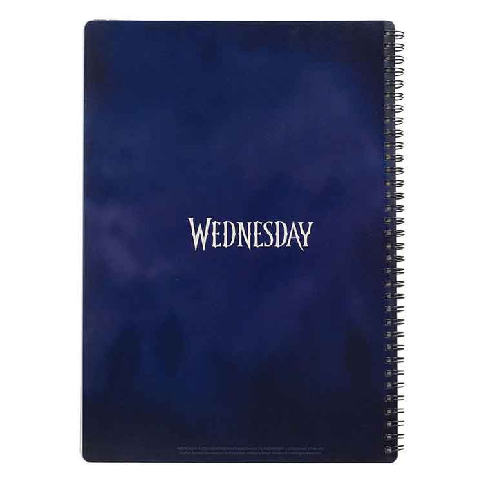 Wednesday Notebook with 3D-Effect Rain