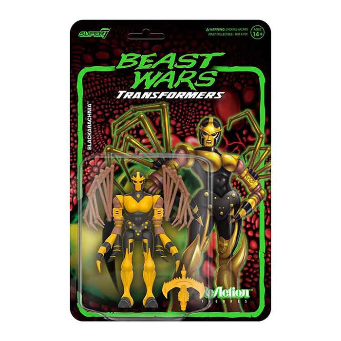 Transformers Beast Wars Blackarachnia 3 3/4-Inch ReAction Figure