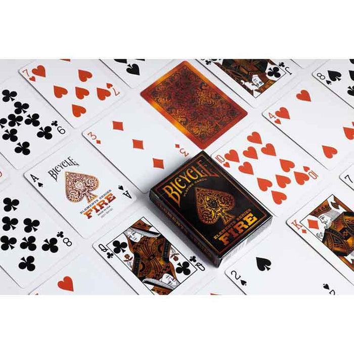 Bicycle Fire Playing Cards