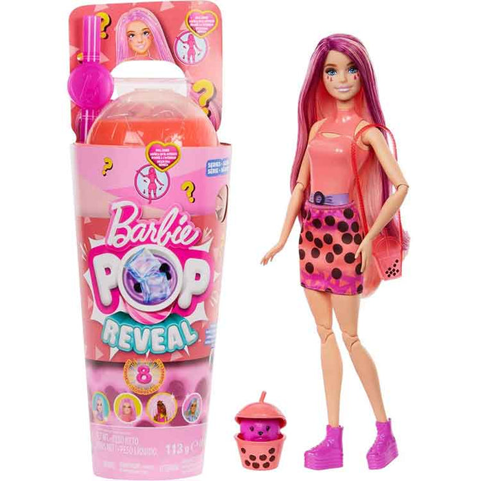 Barbie Pop Reveal Bubble Tea Series Mango Mochi Doll