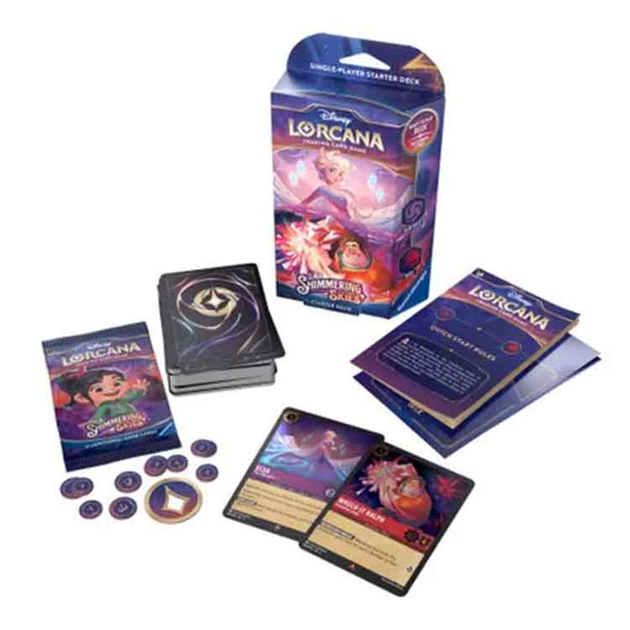 Disney Lorcana - Shimmering Skies - Starter Deck - Elsa & Wreck-It Ralph