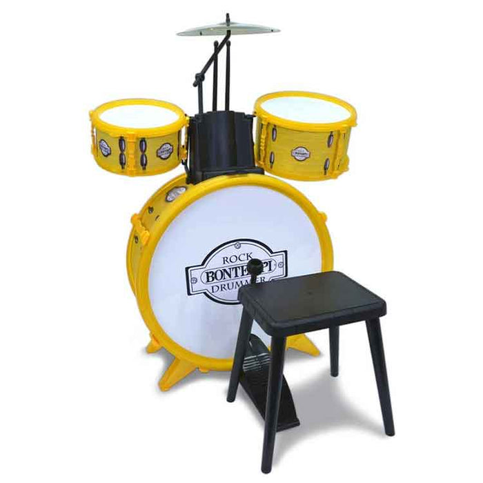 Bontempi Drum Set 4 Pcs With Stool