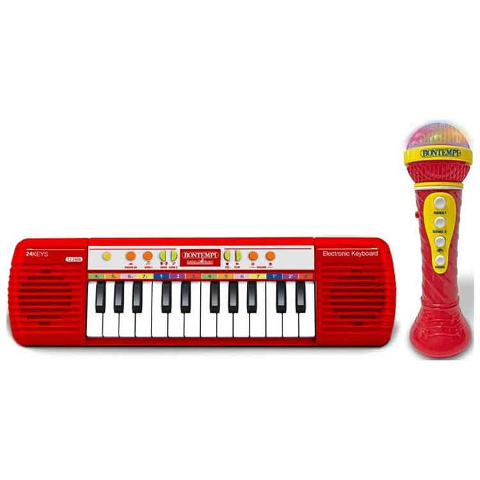 Bontempi Mini Keyboard and Karaoke Microphone Set