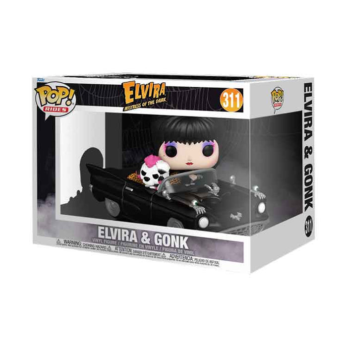 Funko POP Rides Deluxe: Elvira w/Macabre Mobile