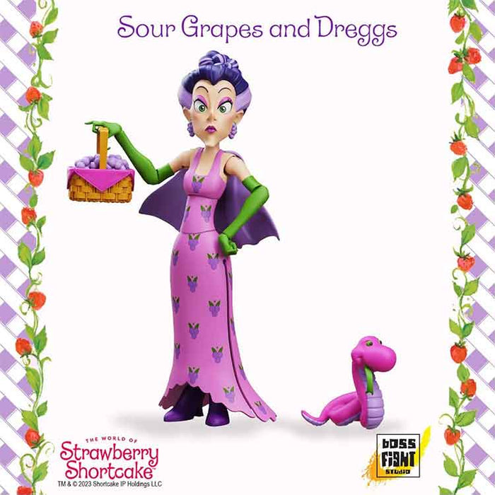 Strawberry Shortcake Sour Grapes and Dreggs Action Figure