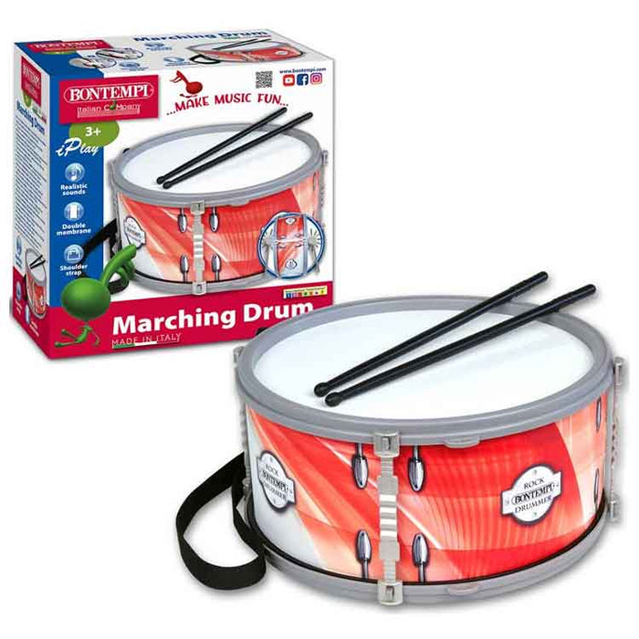 Bontempi Marching Drum Double Membrane With Shoulder Strap