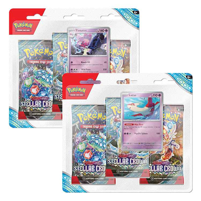 Pokemon TCG: Scarlet & Violet 7 Stellar Crown - 3-Pack