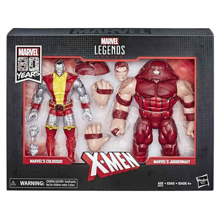 Marvel Legends 80th Anniversary Colossus and Juggernaut 6-Inch Action Figures