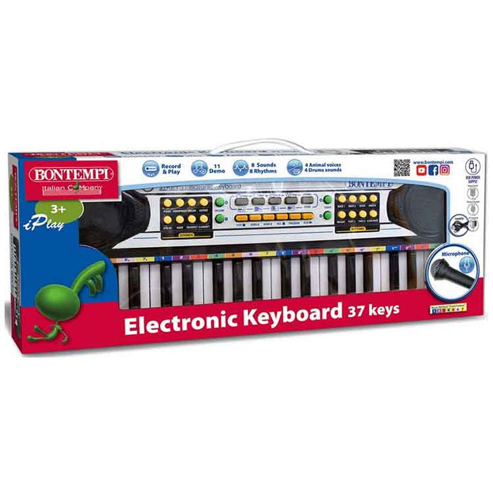 Bontempi 37 Key Electronic Keyboard With Microphone