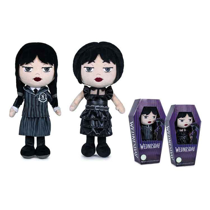 Wednesday Plush Figure 32 cm Assortment with Coffin